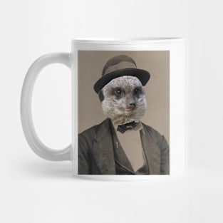 Meer Cat in a Fedora Mug